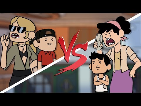RICH MOTHER vs POOR MOTHER | Animated Battle