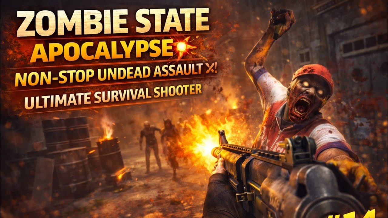 Zombie State Apocalypse #14 😱 | Non-Stop Undead Assault ⚔️ Ultimate Survival Shooter Gameplay