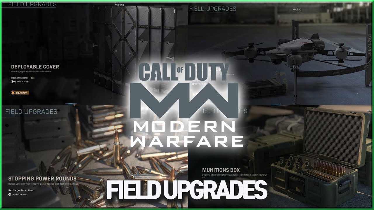 K Call Of Duty Modern Warfare Field Upgrades Youtube