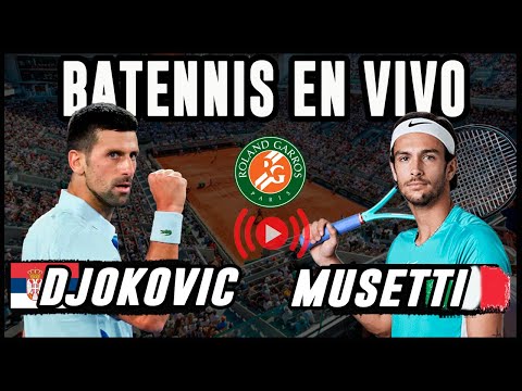 Djokovic vs Musetti - Etcheverry vs Ruud - Roland Garros 2024