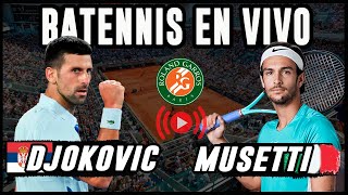 🛑 Djokovic vs Musetti - Etcheverry vs Ruud - Cerundolo vs Paul -  Roland Garros 2024 -