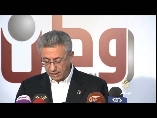 مؤتمر صحفي للدكتور مصطفى البرغوثي حول التحديات المستقبلية أمام الشعب الفلسطيني