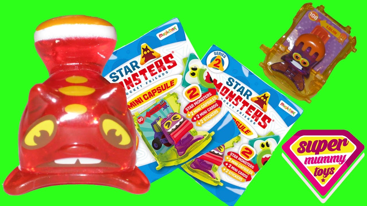 Star Monsters Series 2 Blind Bags Mini Capsules with Evolved Star Monster