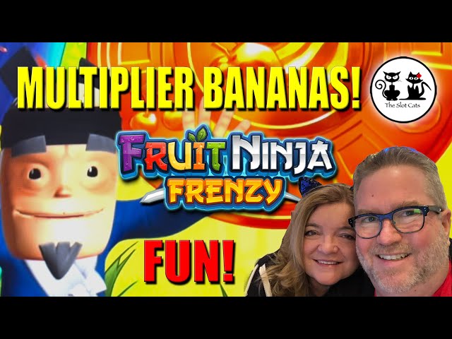 NEW* Fruit Ninja Frenzy!!! Ft. @theslotcats #slots #casino