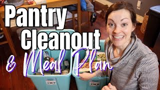 PANTRY CLEANOUT & MEAL PLAN