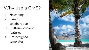 Web Design in a CMS (Module 7: TECM 5191)