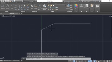 Herramienta Chaflán en AutoCAD de manera fácil
