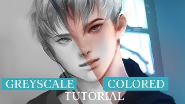 [MediBang] Greyscale + Blending mode - TUTORIAL