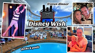 Disney Wish Cruise Vlog | Tyler&#39;s Ballet on Display &amp; Frozen Dinner