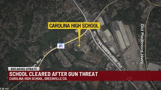 Gun Threat Delays Dismissal at Greenville County High School