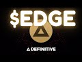 Definitive (EDGE) Coin Price Prediction!  - BIG MOVE Soon?