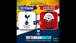 Tottenham vs Shkendija -- LIVE COMMENTARY & REACTION -- Europa League