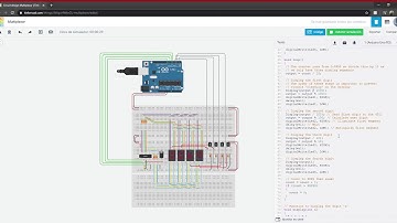 Multiplezación con un decodificador y 4 displays de 7 segmentos