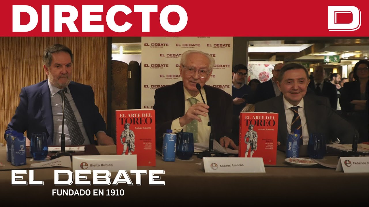 DIRECTO | Bieito Rubido y Jiménez Losantos presentan 'Las cien mejores poesías taurinas' de Amorós