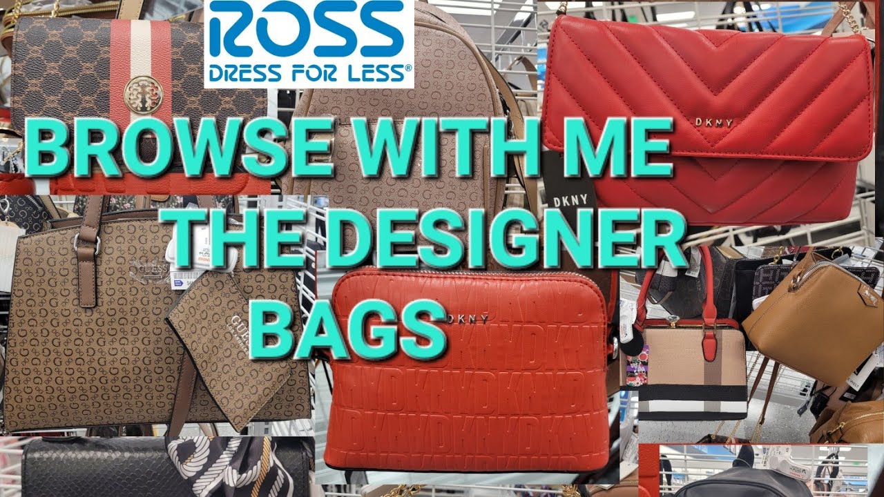 DESIGNER BAGS ROSS PAY FOR LESS shopwithme bag guess YouTube
