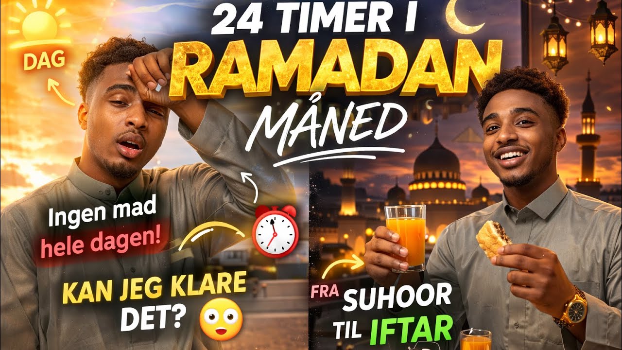 24 TIMER I RAMADAN 🌙 | Fra Suhoor til Iftar