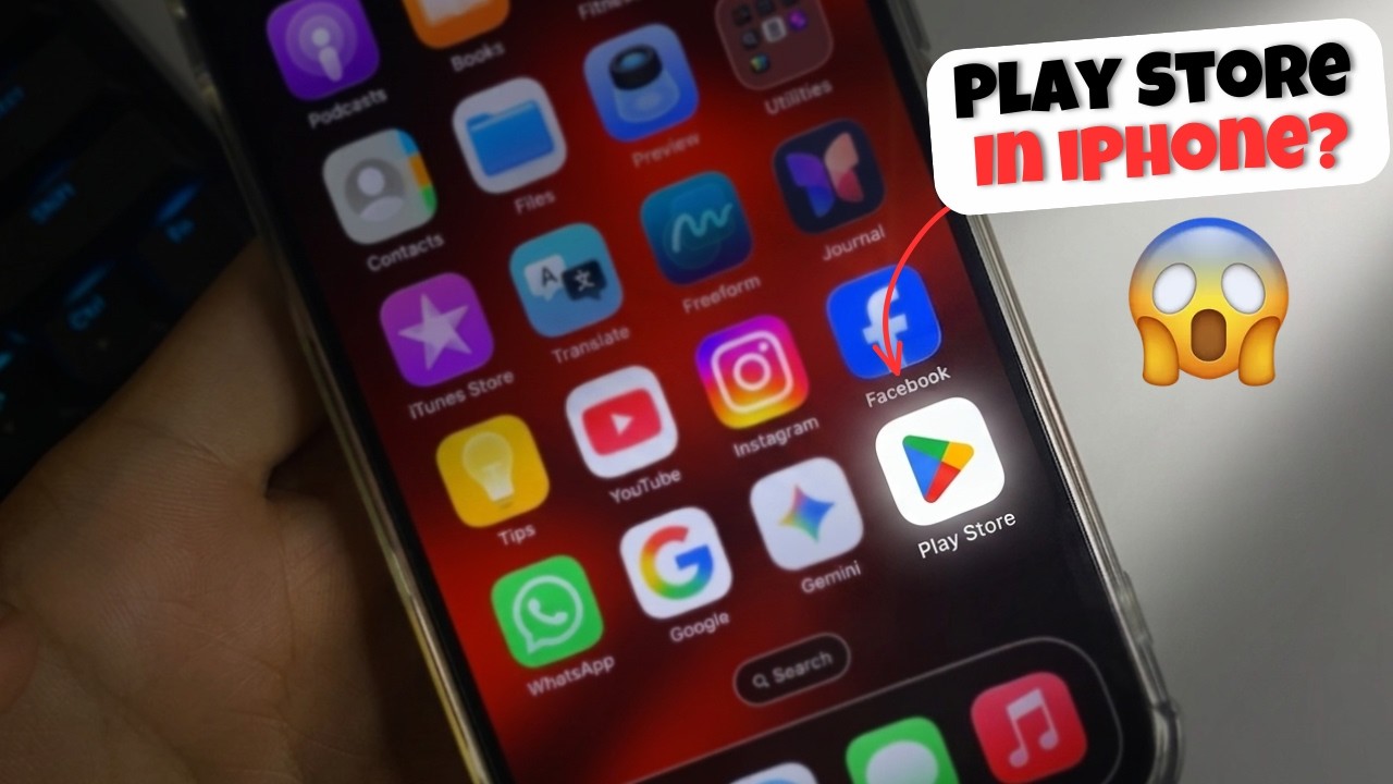 how to download google play store on iphone - YouTube