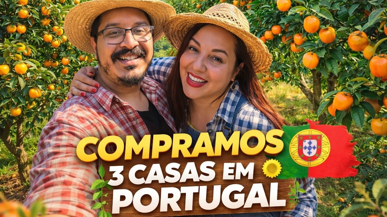 COMPRAMOS UMA CASA ABANDONADA EM PORTUGAL - Tour Completo