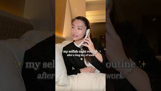 My Selfish Night Routine After Work ✨ #vlog #productivity #selfcare #routine