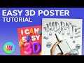 Easy 3d posters with womp 