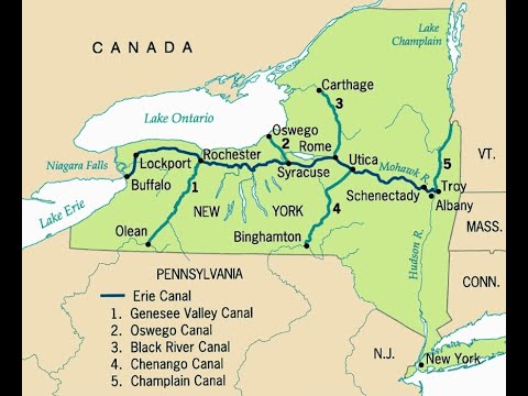 The Building of the Erie Canal: Were Existing Canals There Already? History Reset!! 🤔