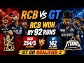 😱RCB vs GT Highlights 🔥 RCB Dominated GT by 92 Runs | GT on Qualifier2 || RCB 🔥 GT|| won 92 Runs
