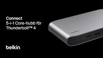 5-i-1 Core-hubb för Thunderbolt 4