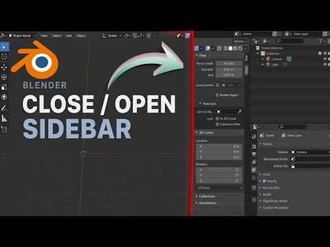 Can't close your Blender sidebar? Watch this.