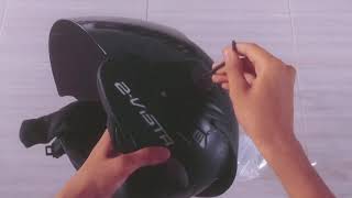 CARA MENGGANTI HELM KYT 2 VISTA