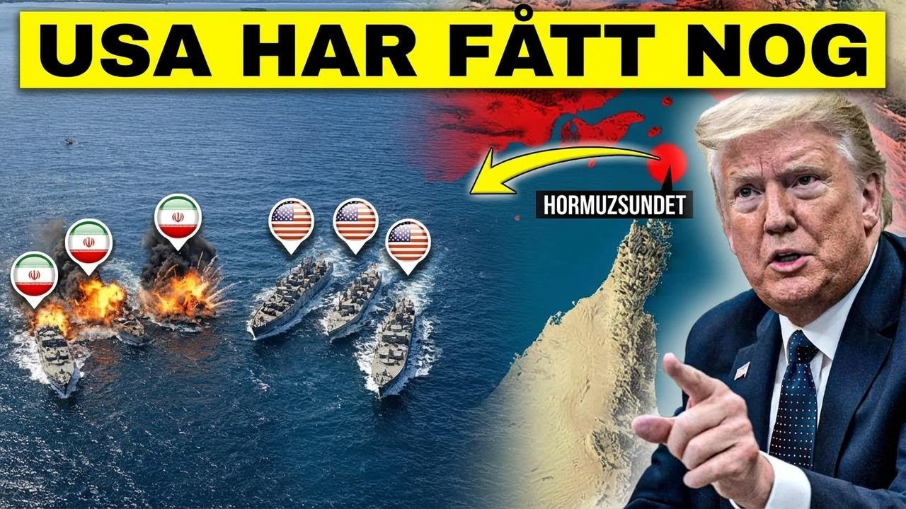 USA krossar Irans flotta – 20 skepp förstörda och sänkta