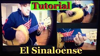 Video thumbnail of "Como Tocar (( El Sinaloense )) En Vihuela con Guia De Guitarron"