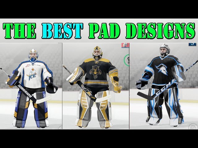 NHL 18 - The BEST Goalie Pad Designs and How to Make Them