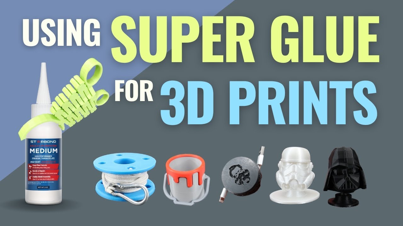 Miracle glue to stick PLA to PLA for all your multi part 3D printing  projects