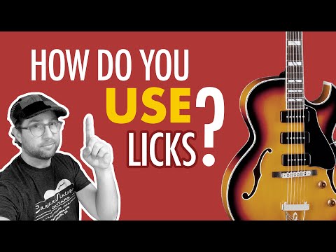 How do you actually USE licks?  Use this simple formula