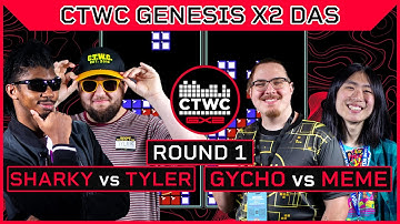 CTWC GENESIS X2 BEGINS! | Sharky vs Tyler & Gycho vs Meme | CTWC GENESIS X2 DAS