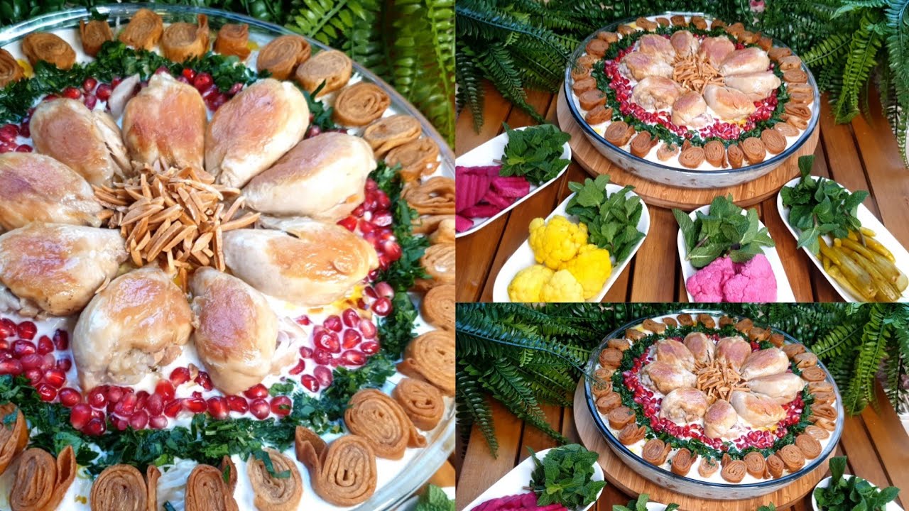 فتة الدجاج بالرز بأسهل طريقة وألذ طعمة