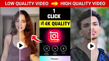 Inshot App 4K Video Editing Tutorial | Convert Low Quality Video Into High Quality Video In Inshot