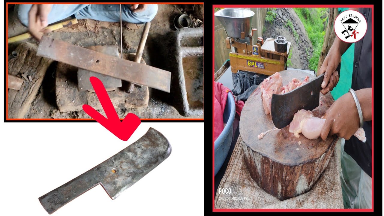 Making a Billhook,Mutton Cut, Handmade Bill, How to Make a Billhook by ...