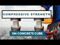 Compressive Strength on concrete cube #Civil #DBPC# Towards Excellence