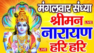 LIVE : बुधवार स्पेशल : विष्णु मंत्र - Vishnu Mantra श्रीमन नारायण हरि हरि | Shriman Narayan Hari