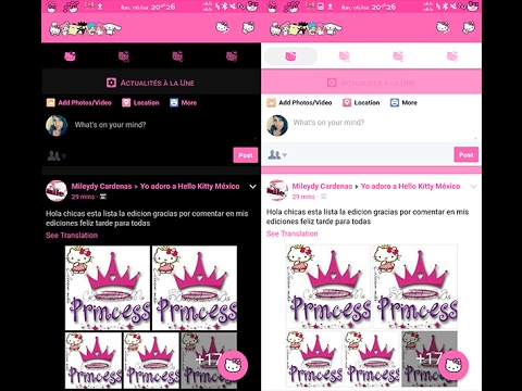 Hello kitty facebook apk