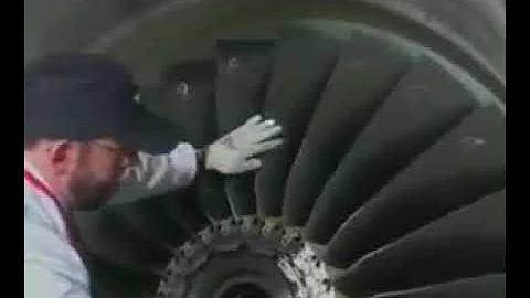 CFM56-7B spinner cones,retaining rings and fan blades removal.