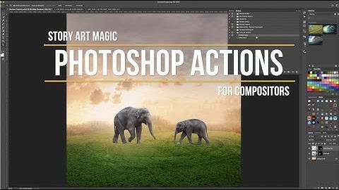 Story Art Magic Photoshop Actions for Compositors