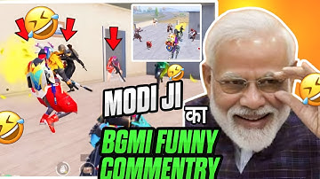🎙️ Modi Ji Funny Commentary in BGMI 😆 | Enemies Got Lecture Instead of Bullets!