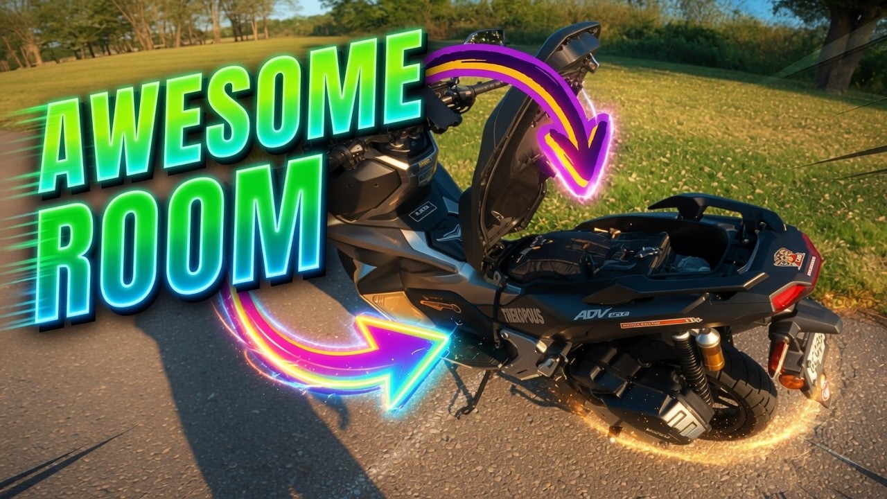 SCOOTER Storage: A Game-Changer for Riders! (Honda ADV150) - YouTube