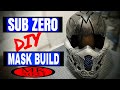 Mortal Kombat 2021 inspired Sub Zero mask DIY build video