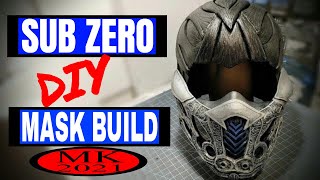 Mortal Kombat 2021 inspired Sub Zero mask DIY build video