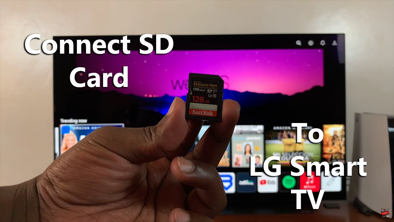 Lår jeg er sulten Standard How To Connect SD Card To LG Smart TV - YouTube