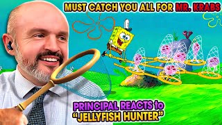 School Principal Reacts - SpongeBob SquarePants S2E19 "Jellyfish Hunter" Reaction Video #spongebob