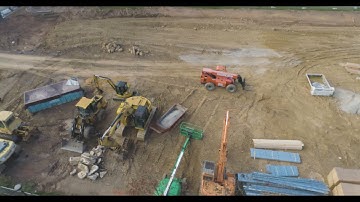 Construction Site Survey Video with Phantom 4 Pro V2 Drone